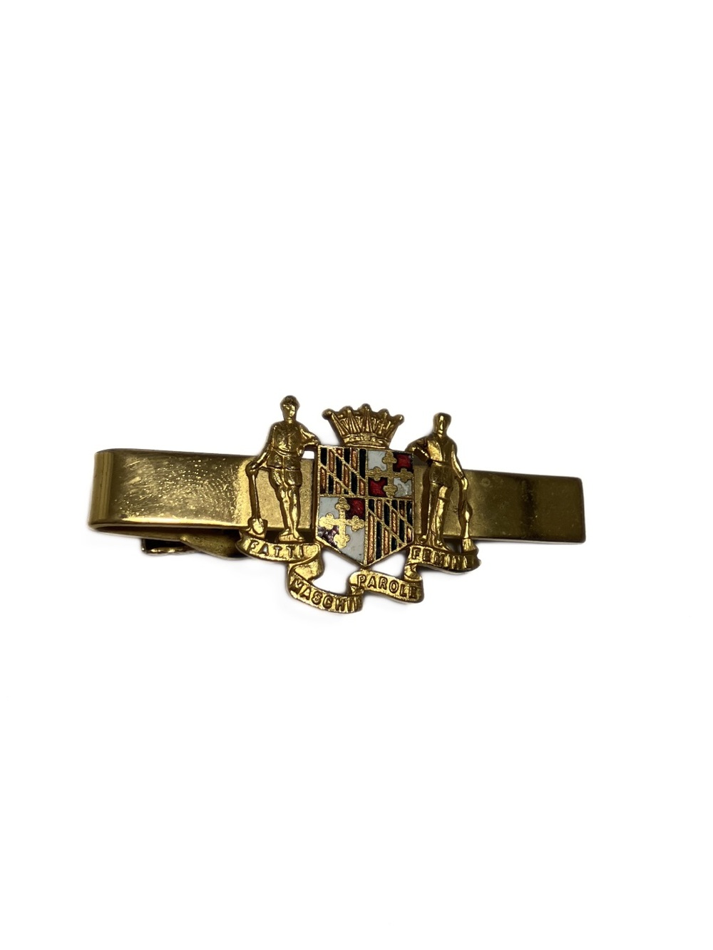 Vintage Gold-tone Maryland Tie Clip